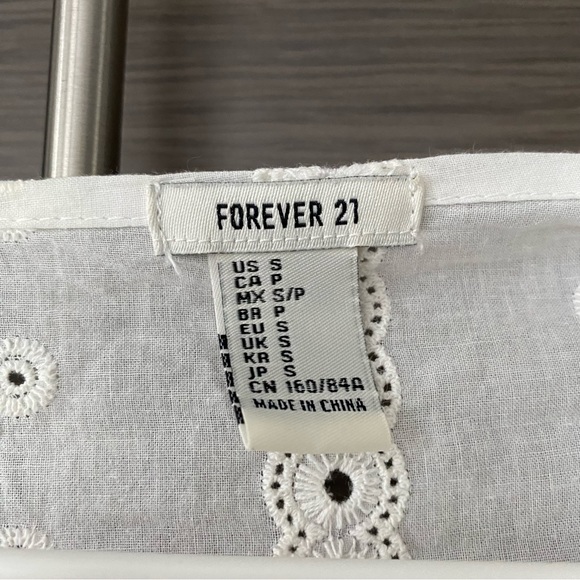 Forever 21 Lace Tie Blouse Top - Picture 4 of 4